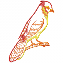 Various Birds Embroidery Design 12